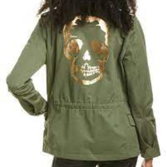 Zadig & Voltaire  Kayak Skull Military Jacket - Picture 1 of 15